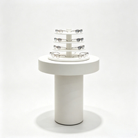 Vitrine de rangement rotative à 360 degrés, cylindrique, minimaliste, haute capacité, sur mesure, pour lunettes