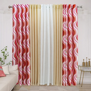 Hot Bán Thấp Moq Đầy Màu Sắc In Màn Cho Phòng Khách Màn Đã Sẵn Sàng Để Tàu Rèm Cửa Cho Nhà Rèm Cửa Sổ Sang Trọng - Product Image 6