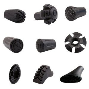 Fundas de Goma para Puntas de Bastones de Trekking Masatetsu, Antideslizantes, Amortiguadoras de Impactos, Resistentes al Desgaste, Accesorios para Bastones de Senderismo - Product Image 5