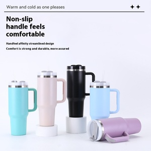 Moderna taza de hielo de segunda generación de acero inoxidable de 40oz, portátil, de gran capacidad, aislamiento térmico, jarra fría al vacío con tapa - Product Image 3