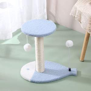 لوحة خدش القط متينة مقاومة للاهتراء لا زغب قطعة واحدة عش تسلق عمودي إطار مخلب طحن لعبة مضحكة - Product Image 4