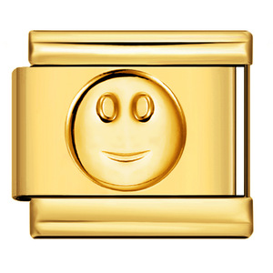 Abalorio modular italiano para pulsera, chapado en oro, acero inoxidable, rectangular, accesorios de joyería DIY para la fabricación de pulseras - Product Image 4