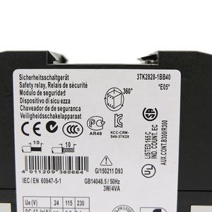 Contacteur de contrôle industriel professionnel 3TK2828-1BB40, 22A, 3 pôles, bobine 24VDC, dispositif de commutation électrique - Product Image 2