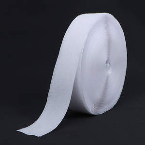 Cintas de gancho y bucle tejidas sin adhesivo para máquina de coser, cierres para accesorios de ropa, blancas, compatibles con OEM y ODM - Product Image 4