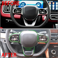 Décoration intérieure de voiture Garniture de protection du volant de la commande centrale pour Chery Jetour X70 PLUS 2024