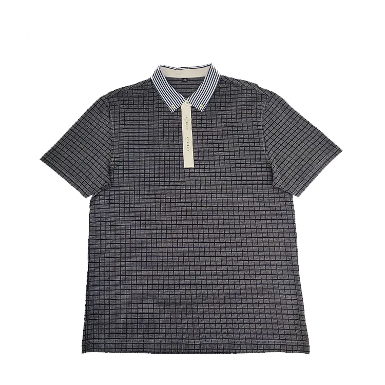 Camisa polo de alta qualidade, plus size, manga curta, 100% algodão, golf masculina, com seu logotipo