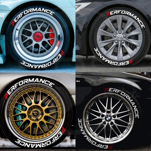 Sqs OEM/ODM Chất lượng cao xu hướng lốp Lettering Sticker màu đỏ trắng và màu vàng đề can để lựa chọn phù hợp cho xe hiện đại - Product Image 6