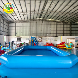Piscina inflable de verano, tamaño familiar, sobre el suelo, triple capa, PVC, antideslizante, piscina de seguridad, configuración rápida - Product Image 4