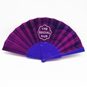 Nuevo Abanico Plegable de Plástico y Tela QM para Regalo, Manualidades y Decoración - Product Image 4