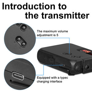 Système de monitoring intra-auriculaire sans fil JR22 à 2 canaux avec récepteur pour la scène - Prix usine - Product Image 5