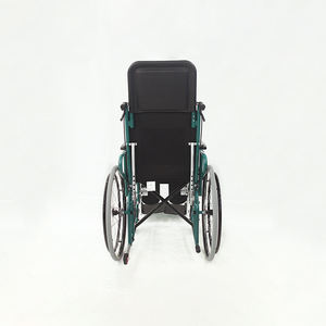 รถเข็นวีลแชร์แบบปรับเอนได้ พนักพิงสูง แบบใช้มือหมุน พร้อมที่พักเท้าปรับระดับได้ สำหรับผู้ใหญ่ - Product Image 4