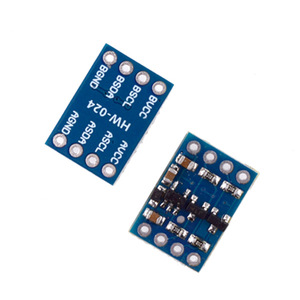 Módulo de conversión de nivel IIC de 2 canales Hongwei Micro, 3,3 V a 5 V, para placa de conversión de señal Uart Spi - Product Image 1