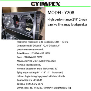 Professional <strong>Speaker</strong> <strong>Line</strong> <strong>Array</strong> <strong>Speaker</strong> 8 INCH <strong>Line</strong> <strong>Array</strong> System Passive <strong>Speakers</strong> Pro Audio System - Product Image 5