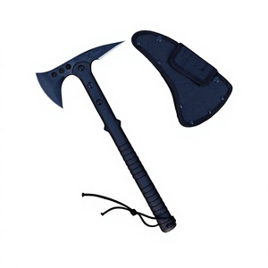 Hacha Táctica Industrial Tipo Tomahawk con Mango de Madera y Cuchilla de Acero al Carbono de 3 5/8 Pulgadas, con Funda - Product Image 5