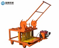 Machine à fabriquer des blocs de béton, ciment et sable QT4-40, manuelle, économique, pour la fabrication de briques de pavage