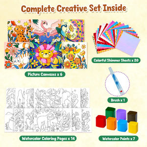 Joycat bambini libro creativo acquerello pittura Graffiti cartone animato magico colore dell'acqua disegno libri giocattolo educativo - Product Image 4