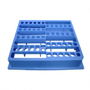 Soporte de plástico multiusos CIDA para placas de laboratorio, tubos de centrífuga, tubos EP y tubos de PCR de 8 pocillos - Product Image 2
