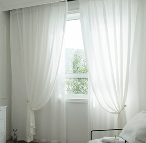 <span class=keywords><strong>Rideau</strong></span> en velours polyester translucide <span class=keywords><strong>et</strong></span> <span class=keywords><strong>opaque</strong></span> pour puits de lumière, en mousseline épaisse - Product Image 2