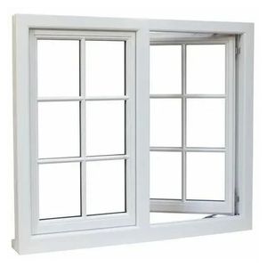 Finestra a Battente in UPVC Impermeabile con Doppio Vetro Isolante, Resistente alle Intemperie, per Edifici Residenziali, Porte e <span class=keywords><strong>Finestre</strong></span> Esterne - Product Image 6