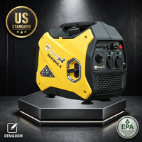 Generator Inverter Digital Super Senyap 3.8KW 3500 Watt Berbahan Bakar Bensin Dengan Gelombang Sinus Murni Stopkontak AS 120V
