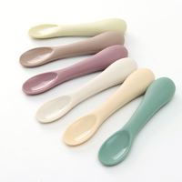 Ensemble de 3 bols pour bébé en silicone de qualité alimentaire, sans BPA, compatibles lave-vaisselle et micro-ondes, avec cuillères, 6 couleurs