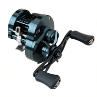 Moulinet de pêche à lancer DK150 pour droitier, en alliage d'aluminium, rapport de transmission 7.5:1, 12+1 roulements, 203g, pour la pêche en mer, sur la plage et en eau profonde