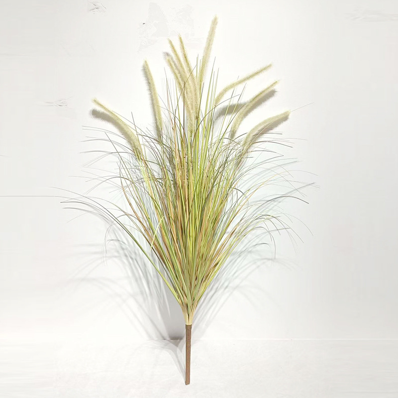 100cm autumn color off-white dog tail