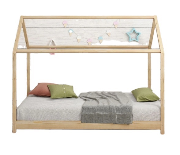 Pine Bed Single Modern Solid New