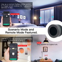 Bouton intelligent Tuya ZigBee, commutateur de scène sans fil, contrôleur de bouton de scène, alimenté par batterie, pour automatisation de scénarios