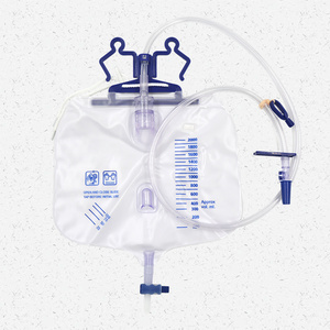 Saco Uretral Estéril Masculino CE ISO 2000ML Saco De Drenagem De Urina Coleção De Urina Descartável Médica - Product Image 3