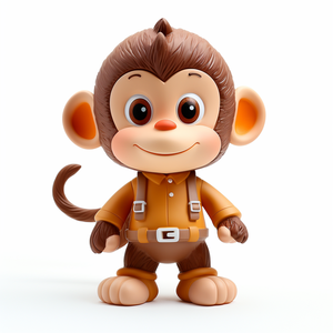 Set di Statuette Realistiche di Scimmie Personalizzate in PVC, Giocattoli di Animali Selvatici del Gioco di Ruolo, Decorazioni Educative per Feste per Bambini - Product Image 3