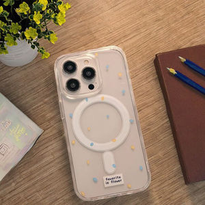 Coque de téléphone TPU fraîche et tendance avec motif papillon et points ondulés, compatible avec Apple 16 Pro Max, iPhone 15, 14 Pro, incluant le téléphone - Product Image 3