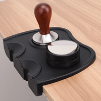 Tapis de pressage pour café expresso en silicone, support de tamper d'angle antidérapant, outils de pressage pour barista