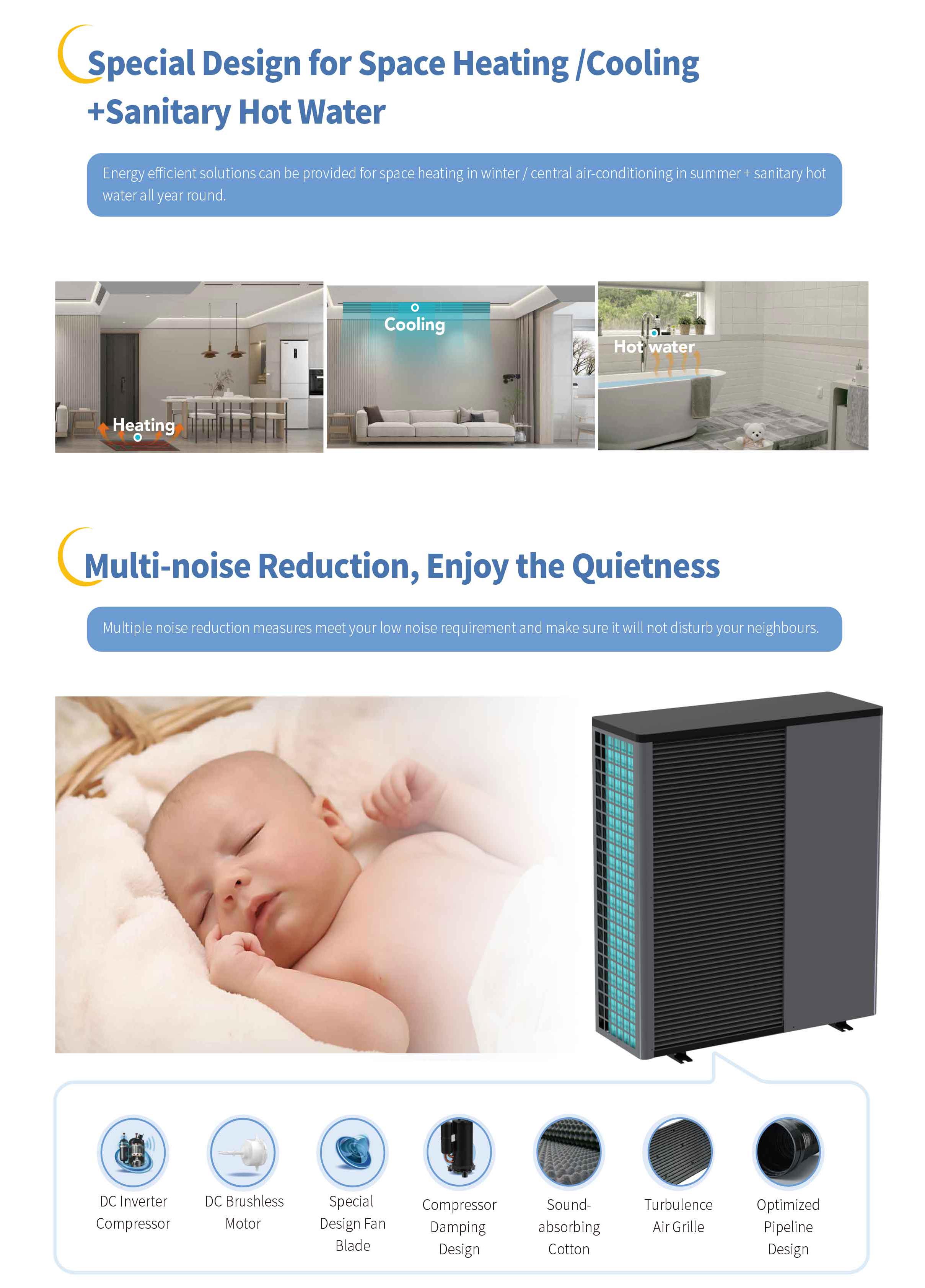Meeting Single Phase Air Source Heat Pump Air To Water System Heat Pump Air To Water China