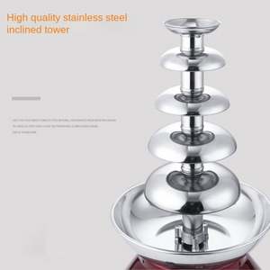 Machine commerciale à chocolat 4/5/6/7 couches pour fontaine à chocolat Machine à cascade chauffante Machine à enrober le chocolat - Product Image 2