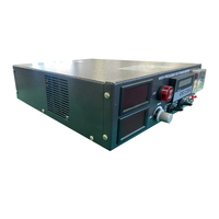 Redresseur de placage à faible ondulation 12V 50A avec minuterie et compteur d'ampères-heures Redresseur de placage Igbt