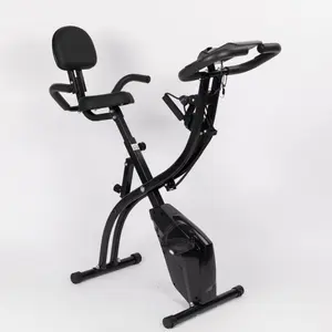 Foldable commercial gym equipment mini home Upright Indoor sports fitness Magnetic Gym X Folding Exerciser bike