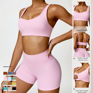 Sujetador deportivo desnudo de secado rápido, Chaleco de Fitness de talla grande con apretado a prueba de golpes para Yoga, correr, ejercicio, <span class=keywords><strong>Ropa</strong></span> Deportiva - Product Image 2