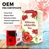 Thé d'Hibiscus OEM ODM 60g (2g x 30 sachets) – Élimine la chaleur, stimule la circulation, soulage le stress, rafraîchit l'esprit, détoxifie, améliore le teint, revitalise