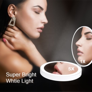 Make up Led <span class=keywords><strong>per</strong></span> il <span class=keywords><strong>trucco</strong></span> dello <span class=keywords><strong>specchio</strong></span> Led luce Mini vanità <span class=keywords><strong>ingrandimento</strong></span> tenuto in mano pieghevole piccolo portatile Led <span class=keywords><strong>specchio</strong></span> tascabile - Product Image 4