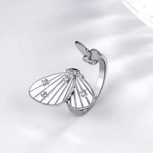 Venta caliente Super Hada moda exquisita personalidad anillo abierto esmalte simple nicho diseño sentido Mujer - Product Image 2