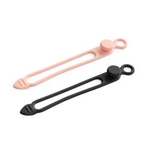 Organizador de Cables de Silicona Ajustable de 180 mm, Lazos para Cables Coloridos Reutilizables, Correa Elástica de Silicona, Lazo de Silicona para Cables - Product Image 1