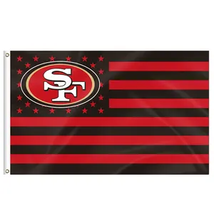 Support Customization Event Dedicated Advertising Banner Custom American San Francisco Team Club Flag