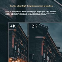 جهاز عرض فيدا هايسنس HLP500U بتقنية DLP ليزر 4K ذكي بنظام أندرويد وذاكرة وصول عشوائي 3 جيجابايت مع خزانة سينما غير مرئية قابلة للسحب كهربائياً