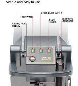 Máquina de Limpeza de Piso com Bateria de Mármore para Armazém, Lavadora de Piso Manual com Escova - Product Image 2