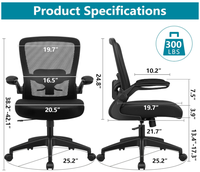 Chaise ergonomique design moderne pour la maison et le bureau, haut confort avec appui-tête réglable, Offre Spéciale d'usine