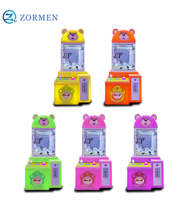 Wholesale Game Mall Coin Operated Kids Toy Claw Crane Machine Mini Claw Machine Mini Doll Machine