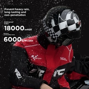 แจ็กเก็ตกันฝนรถจักรยานยนต์ของผู้ชายที่มีน้ำหนักเบากันน้ำได้ตามต้องการสำหรับตั้งแคมป์กลางแจ้งรถจักรยานยนต์รถจักรยานยนต์กันน้ำ - Product Image 2