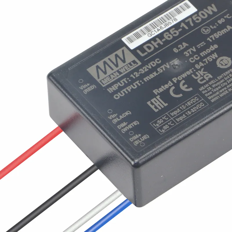 Meanwell Power LDH-65W LED Driver DC to DC Step up Constant Current LED Driver