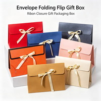 Boîte cadeau pliable à rabat pour sous-vêtements, culottes, bas, mouchoirs, sacs d'emballage, emballage pour foulards en soie, autres articles cadeaux et artisanat